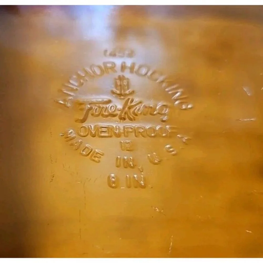 ANCHOR HOCKING: amber Baking Dish 8